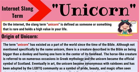 They are often depicted as having a single horn on their head, like the mythical creature, a unicorn. . Unicorn urban dictionary